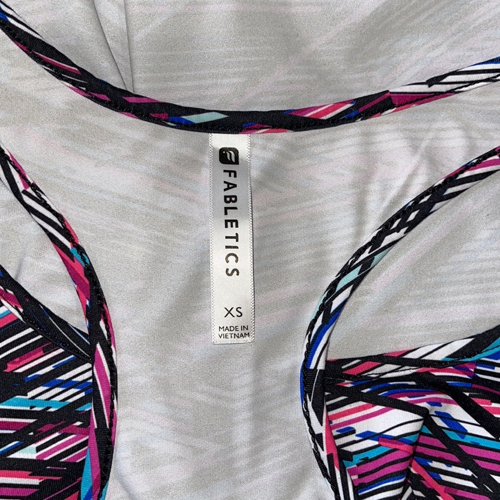 Fabletics Multicolours Racerback Workout Tank - XS - Picture 8 of 9
